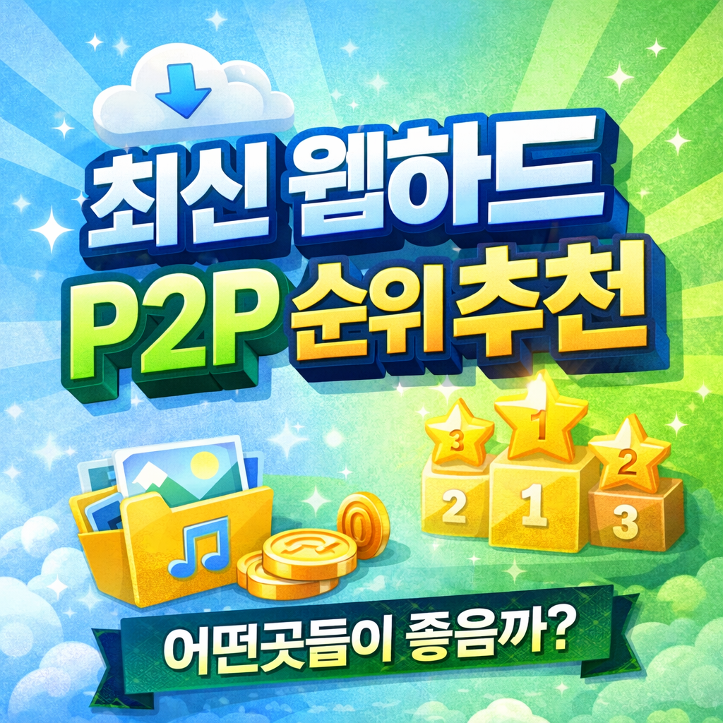 최신웹하드p2p순위 추천